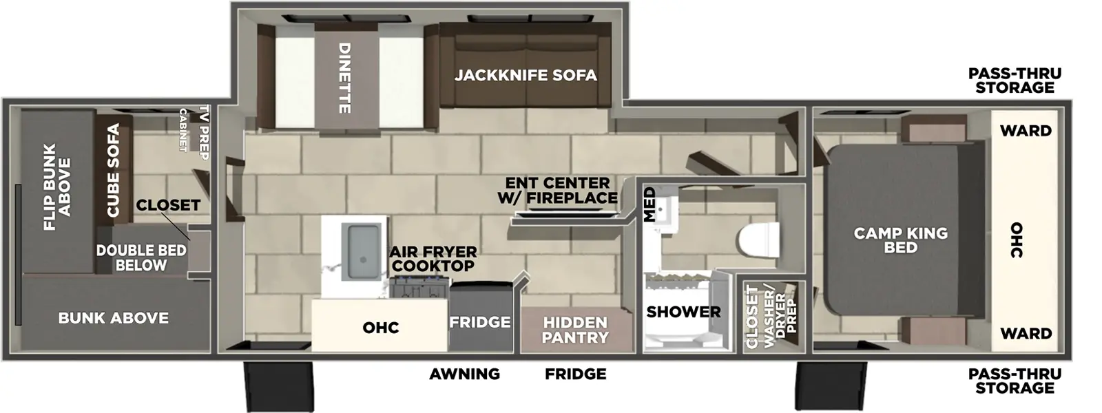 290QB Floorplan Image